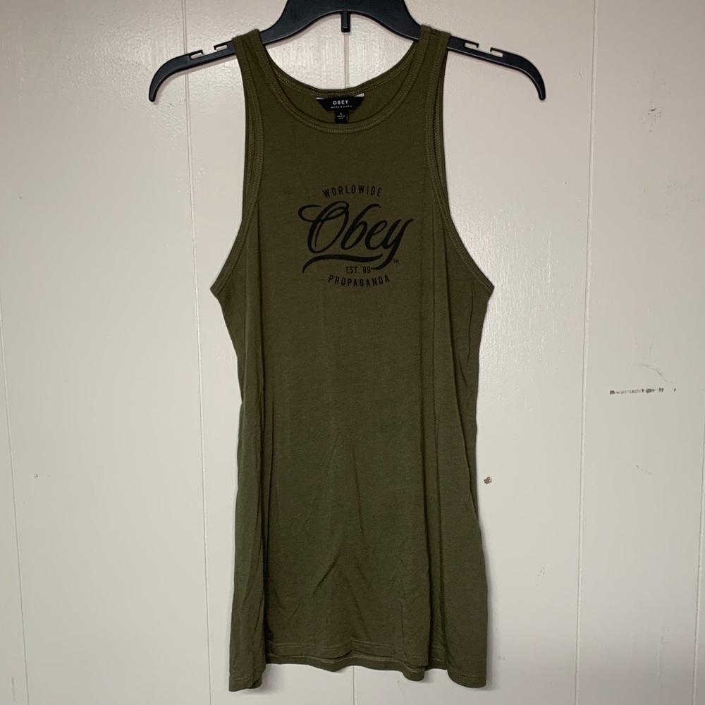 Obey racer back tank